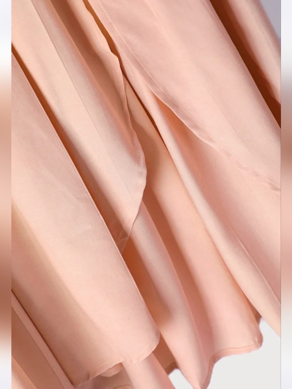 Lulus Light Pink Pleated Maxi Skirt With Slit Size Large - Picture 11 of 11